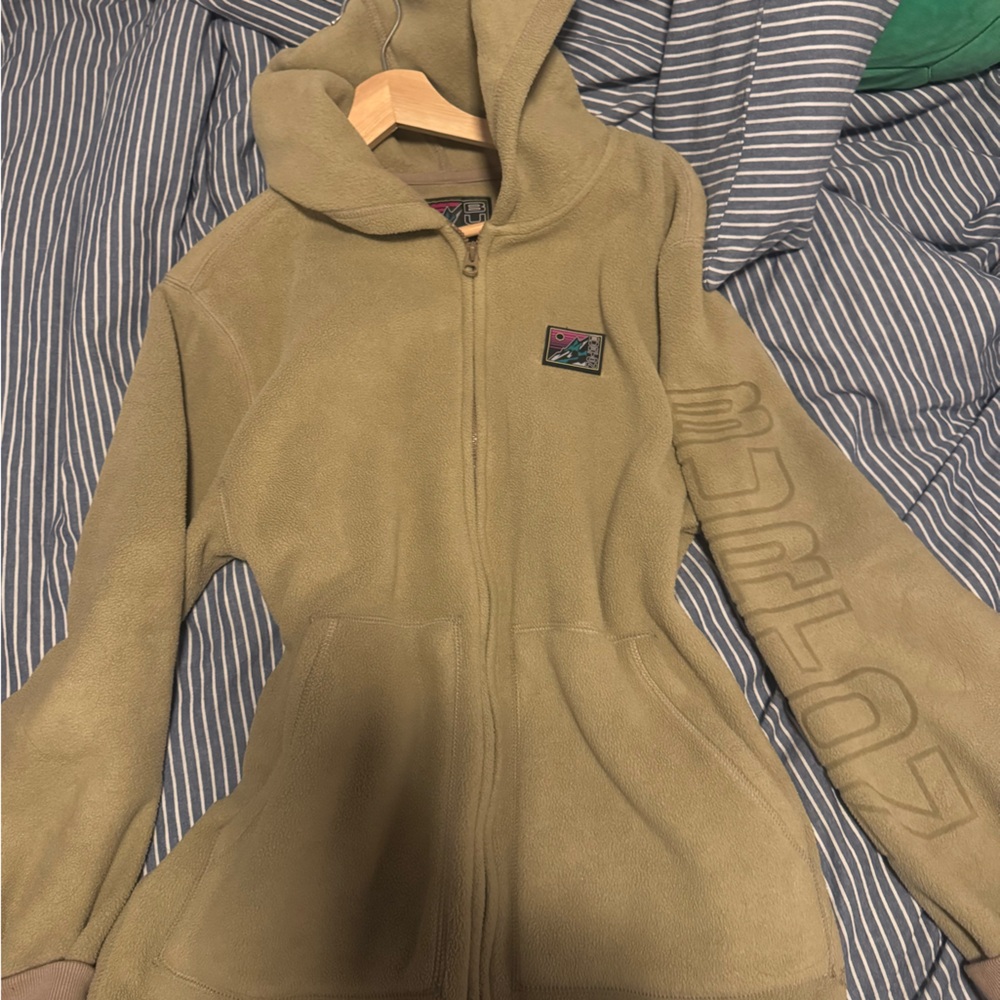 Burton Olive Teddy Jacket